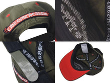 Load image into Gallery viewer, 新品未使用 CHROME HEARTS クロムハーツ GAS STATION KING TACO 3 セメタリ―クロス トラッカーキャップ カーキ 中古 4c075542