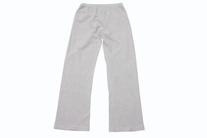 CHROME HEARTS クロムハーツ スウェットパンツ CHクロス フロッキープリント グレー コットン ポリエステル L 中古 4c075543