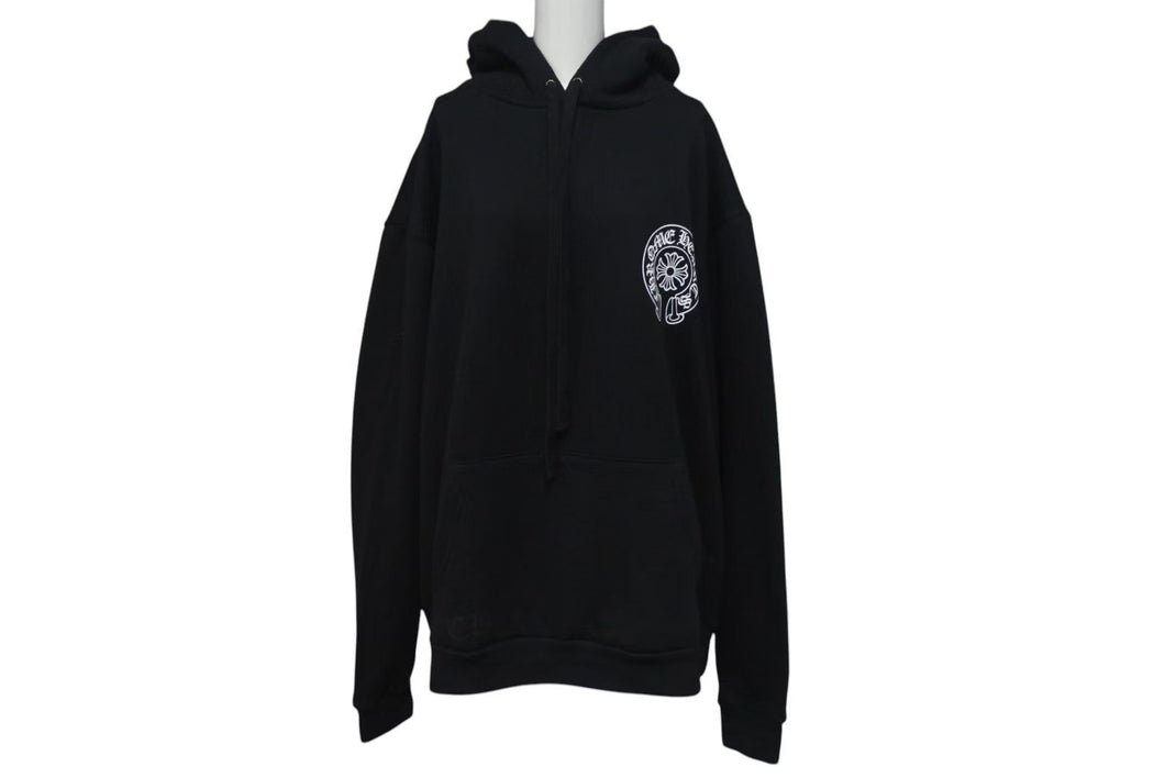新品未使用 CHROME HEARTS クロムハーツ フーディ パーカー ホノルル限定 ロゴ サイズL 新作 裏起毛 コットン 中古 4c075545