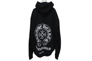 新品未使用 CHROME HEARTS クロムハーツ フーディ パーカー ホノルル限定 ロゴ サイズL 新作 裏起毛 コットン 中古 4c075545
