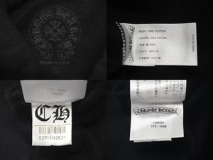 新品未使用 CHROME HEARTS クロムハーツ フーディ パーカー ホノルル限定 ロゴ サイズL 新作 裏起毛 コットン 中古 4c075545
