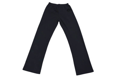 以前同様 CHROME HEARTS クロムハーツ スウェットパンツ CHロゴ トリプルクロス フロッキーパッチ ブラック サイズXS 中古 4c075546 
