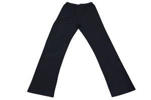 新品同様 CHROME HEARTS クロムハーツ スウェットパンツ CHロゴ トリプルクロス フロッキーパッチ ブラック サイズXS 中古 4c075546
