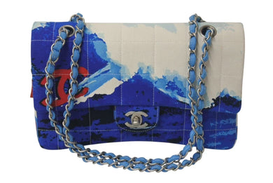 極美品 CHANEL シャネル A18987 激レア サーフライン マトラッセチェーンショルダーバッグ 中古 4c075561