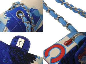 極美品 CHANEL シャネル A18987 激レア サーフライン マトラッセチェーンショルダーバッグ 中古 4c075561