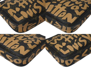 LOUIS VUITTON ルイヴィトン ポシェットアクセソワ―ル アクセサリーポーチ M92193 モノグラム グラフィティ PVC 中古 4c075562