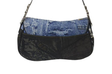 Load image into Gallery viewer, Christian Dior クリスチャンディオール ワンショルダーバッグ トロッター ダブルサドル デニム RU0071 美品 中古 4c075566