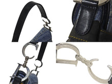 Load image into Gallery viewer, Christian Dior クリスチャンディオール ワンショルダーバッグ トロッター ダブルサドル デニム RU0071 美品 中古 4c075566
