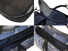 Load image into Gallery viewer, Christian Dior クリスチャンディオール ワンショルダーバッグ トロッター ダブルサドル デニム RU0071 美品 中古 4c075566