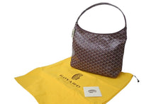 Load image into Gallery viewer, 新品未使用 GOYARD ゴヤール ボエム ホーボー バッグ トートバッグ ブラック ボルドー PVC レザー BOHEMEPMLTY01CL01P シルバー金具 中古 4c075568