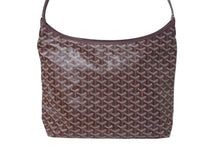Load image into Gallery viewer, 新品未使用 GOYARD ゴヤール ボエム ホーボー バッグ トートバッグ ブラック ボルドー PVC レザー BOHEMEPMLTY01CL01P シルバー金具 中古 4c075568