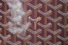 Load image into Gallery viewer, 新品未使用 GOYARD ゴヤール ボエム ホーボー バッグ トートバッグ ブラック ボルドー PVC レザー BOHEMEPMLTY01CL01P シルバー金具 中古 4c075568