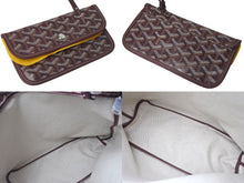 Load image into Gallery viewer, 新品未使用 GOYARD ゴヤール ボエム ホーボー バッグ トートバッグ ブラック ボルドー PVC レザー BOHEMEPMLTY01CL01P シルバー金具 中古 4c075568