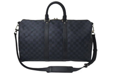 Load image into Gallery viewer, LOUIS VUITTON ルイヴィトン キーポル バンドリエール 45 ボストンバッグ 2WAY ダミエコバルト N41349 美品 中古 4c075572