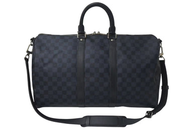 LOUIS VUITTON ルイヴィトン キーポル バンドリエール 45 ボストンバッグ 2WAY ダミエコバルト N41349 美品 中古 4c075572