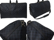 Load image into Gallery viewer, LOUIS VUITTON ルイヴィトン キーポル バンドリエール 45 ボストンバッグ 2WAY ダミエコバルト N41349 美品 中古 4c075572