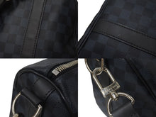 Load image into Gallery viewer, LOUIS VUITTON ルイヴィトン キーポル バンドリエール 45 ボストンバッグ 2WAY ダミエコバルト N41349 美品 中古 4c075572