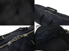 Load image into Gallery viewer, LOUIS VUITTON ルイヴィトン キーポル バンドリエール 45 ボストンバッグ 2WAY ダミエコバルト N41349 美品 中古 4c075572
