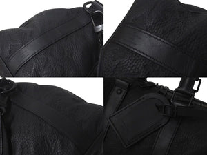 LOUIS VUITTON ルイヴィトン キーポル バンドリエール 35 ボストンバッグ M22765 ブラック トリヨンレザー ブラック金具 中古 4c075573