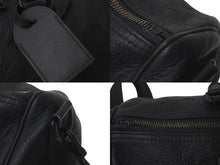 Load image into Gallery viewer, LOUIS VUITTON ルイヴィトン キーポル バンドリエール 35 ボストンバッグ M22765 ブラック トリヨンレザー ブラック金具 中古 4c075573
