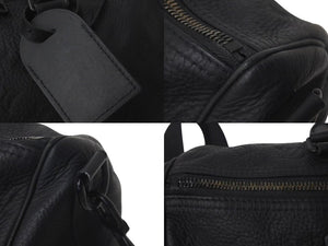 LOUIS VUITTON ルイヴィトン キーポル バンドリエール 35 ボストンバッグ M22765 ブラック トリヨンレザー ブラック金具 中古 4c075573
