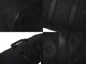 LOUIS VUITTON ルイヴィトン キーポル バンドリエール 35 ボストンバッグ M22765 ブラック トリヨンレザー ブラック金具 中古 4c075573