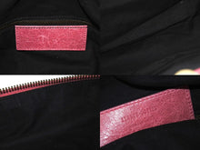 Load image into Gallery viewer, BALENCIAGA バレンシアガ ハンドバッグ The Twiggy Shoulder Bag ザツィギー ピンク ラムスキン 128523 美品 中古 4c075574