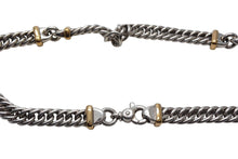 Load image into Gallery viewer, 極美品 TIFFANY&amp;Co. ティファニー ヴィンテージ 喜平 コンビネックレス 重量約102.4g 全長約41.5cm 18K シルバー 925 中古 4c075575