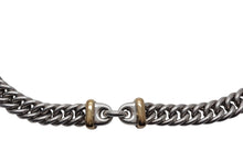 Load image into Gallery viewer, 極美品 TIFFANY&amp;Co. ティファニー ヴィンテージ 喜平 コンビネックレス 重量約102.4g 全長約41.5cm 18K シルバー 925 中古 4c075575