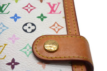 Load image into Gallery viewer, LOUIS VUITTON ルイヴィトン アジェンダPM 手帳カバー R20896 モノグラム マルチカラー PVC レザー 村上隆 美品 中古 4c075577