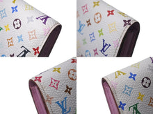 Load image into Gallery viewer, LOUIS VUITTON ルイヴィトン ポルトフォイユ サラ 長財布 イニシャル入り マルチカラー ホワイト モノグラム ウォレット M93744 美品 中古 4c075578