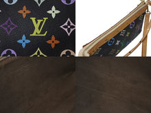 Load image into Gallery viewer, 極美品 LOUIS VUITTON ルイヴィトン ポシェット アクセソワール アクセサリーポーチ M92648 モノグラムマルチ 村上隆 ブラック 中古 4c075596