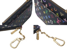 Load image into Gallery viewer, LOUIS VUITTON ルイヴィトン ポシェット クレ コインケース M93735 モノグラム マルチカラー PVC レザー ゴールド金具 美品 中古 4c075597