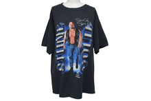 Load image into Gallery viewer, STONE COLD ストーンコールド プロレスT 半袖Tシャツ 90s コットン ブラック ブルー ホワイト サイズL 美品 中古 4c075604