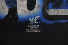 Load image into Gallery viewer, STONE COLD ストーンコールド プロレスT 半袖Tシャツ 90s コットン ブラック ブルー ホワイト サイズL 美品 中古 4c075604
