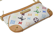 Load image into Gallery viewer, 極美品 LOUIS VUITTON ルイヴィトン ポシェット ミラMM アクセサリーポーチ M60096 モノグラム マルチカラー ホワイト 中古 4c075619