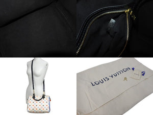 極美品 LOUIS VUITTON ルイヴィトン 20AW モノグラム ゲームオン スピーディ バンドリエール 25 ハンドバッグ M57466 ホワイト マルチカラー ショルダー 中古 4c075621