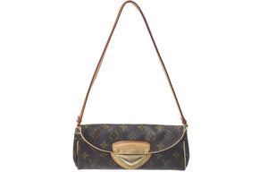 LOUIS VUITTON ルイヴィトン ポシェット ビバリー ワンショルダーバッグ M40122 モノグラム ゴールド金具 美品 中古 4c075622