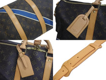 Load image into Gallery viewer, LOUISVUITTON ルイヴィトン モノグラム キーポル45 ボストンバッグ オーダーメイド M41428 PVC ブラウン ゴールド 美品 中古 4c075630