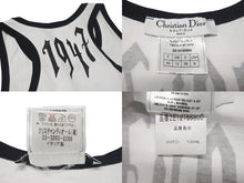 Load image into Gallery viewer, 極美品 Christian Dior クリスチャンディオール 1947 タンクトップ 2E12155800 サイズ40 プリント ホワイト ブラック 中古 4c075636