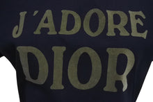 Load image into Gallery viewer, Christian Dior クリスチャンディオール J&#39;ADORE ジャドール 半袖Tシャツ 3A18155020 サイズ40 ブラック カーキ 美品 中古 4c075637