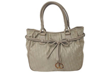 Load image into Gallery viewer, 極美品 CHRISTIAN DIOR クリスチャンディオール ハンドバッグ トートバッグ 2007 ヴィンテージ キャンバス レザー ベージュ 中古 4c075640