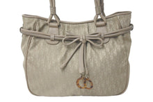 Load image into Gallery viewer, 極美品 CHRISTIAN DIOR クリスチャンディオール ハンドバッグ トートバッグ 2007 ヴィンテージ キャンバス レザー ベージュ 中古 4c075640