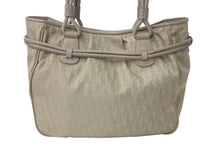 Load image into Gallery viewer, 極美品 CHRISTIAN DIOR クリスチャンディオール ハンドバッグ トートバッグ 2007 ヴィンテージ キャンバス レザー ベージュ 中古 4c075640