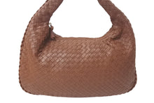 Load image into Gallery viewer, BOTTEGAVENETA ボッテガヴェネタ ショルダーバッグ イントレチャート ホーボー 115653 ブラウン レザー ゴールド金具 中古 4c075643