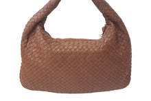 Load image into Gallery viewer, BOTTEGAVENETA ボッテガヴェネタ ショルダーバッグ イントレチャート ホーボー 115653 ブラウン レザー ゴールド金具 中古 4c075643