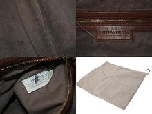 Load image into Gallery viewer, BOTTEGAVENETA ボッテガヴェネタ ショルダーバッグ イントレチャート ホーボー 115653 ブラウン レザー ゴールド金具 中古 4c075643