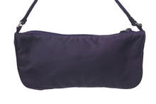 Load image into Gallery viewer, PRADA プラダ ワンショルダーバッグ ミニポーチ トライアングルロゴ WS12182 ナイロン パープル シルバー金具 美品 中古 4c075648