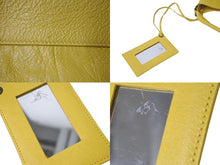 Load image into Gallery viewer, 極美品 BALENCIAGA バレンシアガ ザ デイ ワンショルダーバッグ カーフスキン イエロー ブラックメタル金具 中古 4c075649
