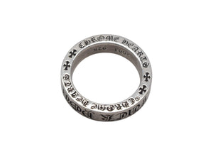 CHROME HEARTS クロムハーツ リング 6mm スペーサーファックユーリング 指輪 サイズ20.5号 シルバー 925刻印 12.2g 中古 4c075658